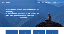 Desktop Screenshot of ahmedsabbir.com